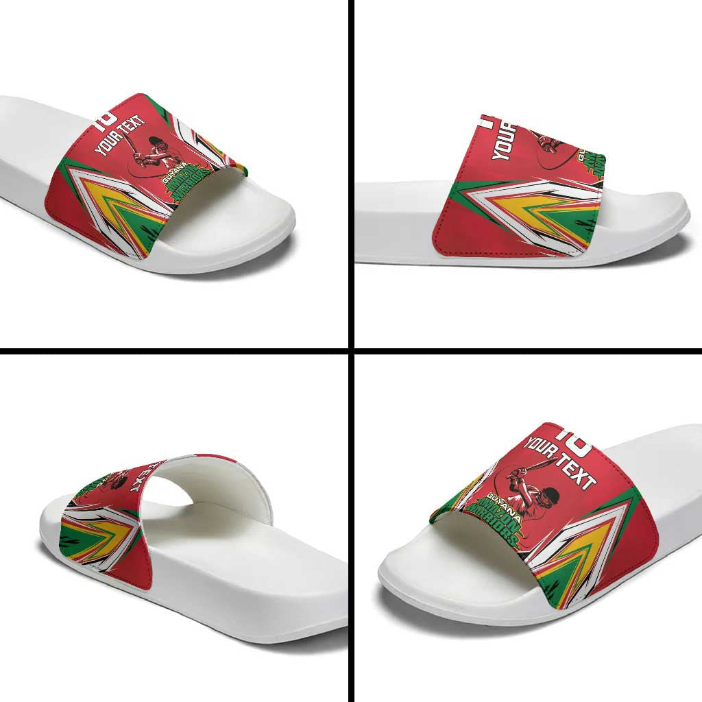 Custom Guyana Cricket Spirit Slide Sandals Amazon Warriors Inspired LT18