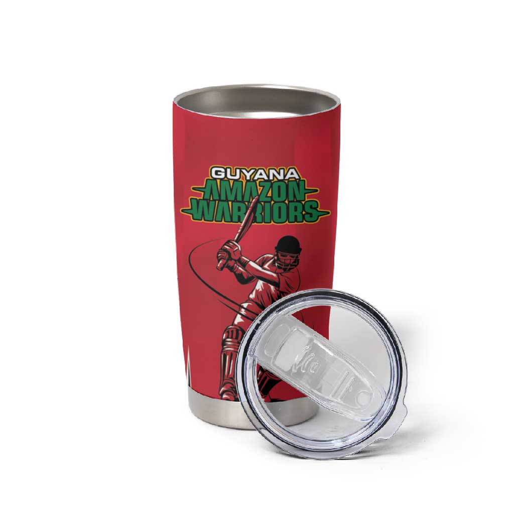 Guyana Cricket Amazon Warriors Custom Tumbler Cup Go Champion LT18
