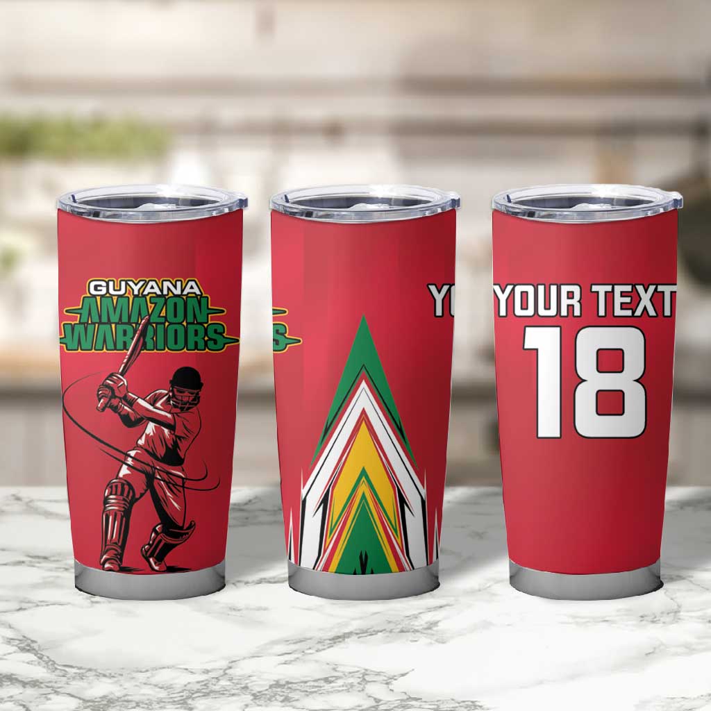 Guyana Cricket Amazon Warriors Custom Tumbler Cup Go Champion LT18