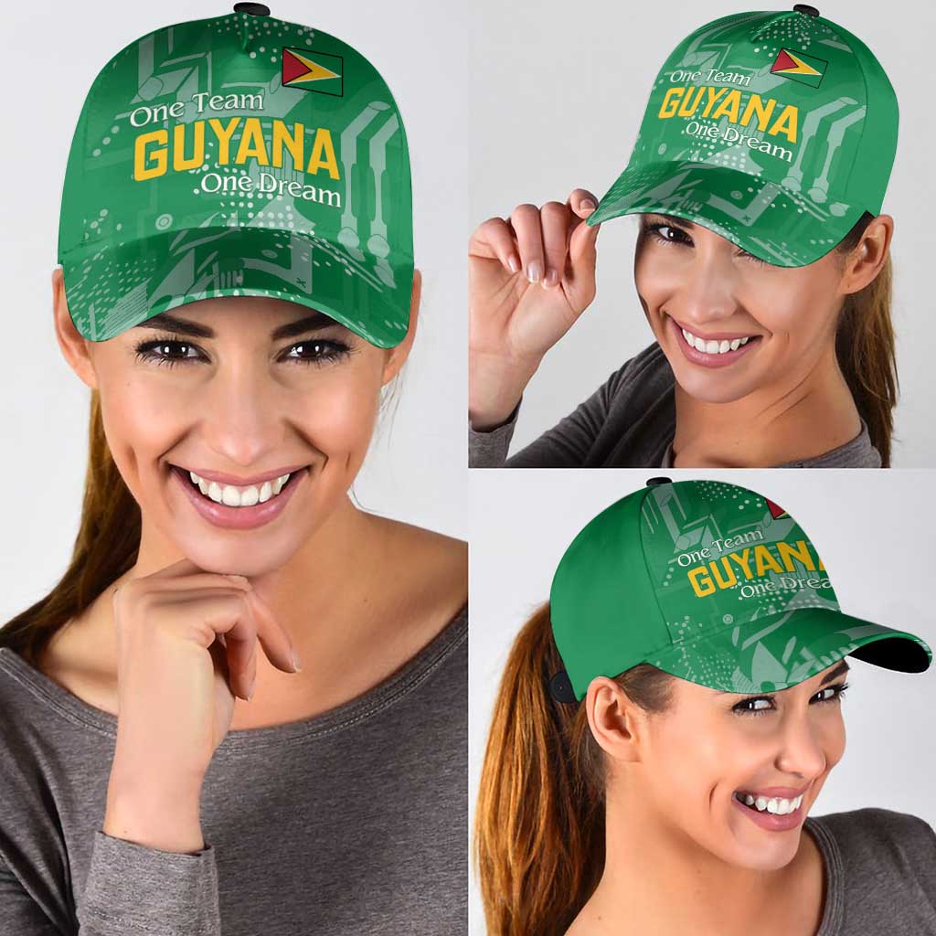 Guyana Football Classic Cap One Team One Game Green Version LT18