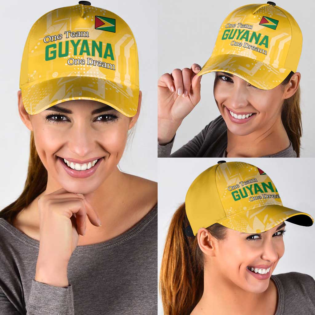 Guyana Football Classic Cap One Team One Game Yellow Version LT18