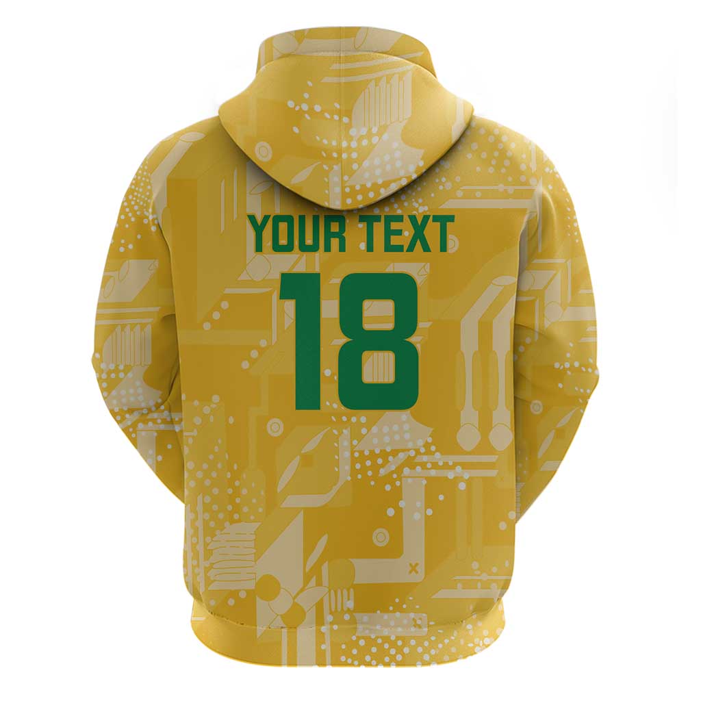 Custom Guyana Football Hoodie One Team One Game Yellow Version LT18