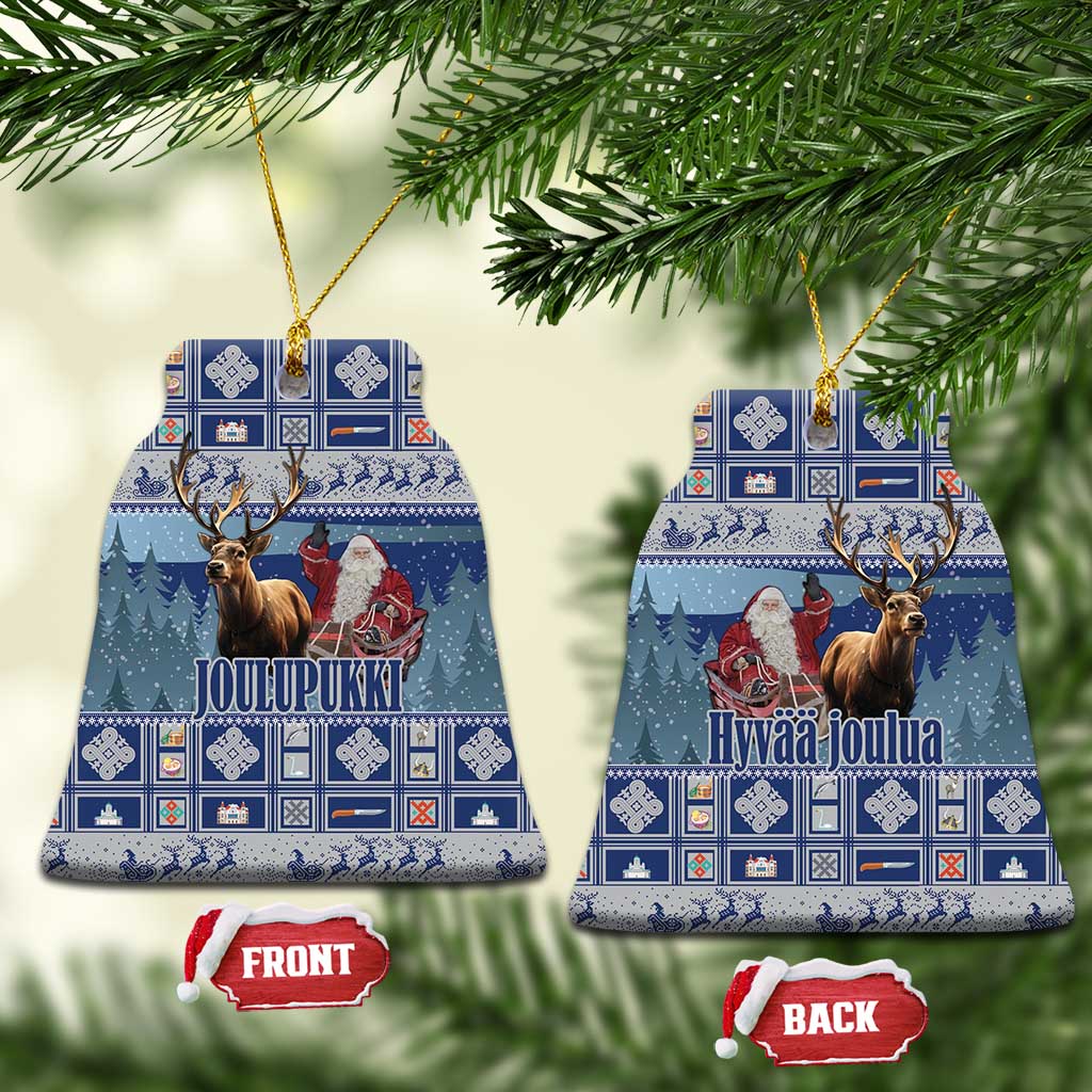 Finland Joulupukki Christmas Ceramic Ornament Mythology Hannunvaakuna LT18