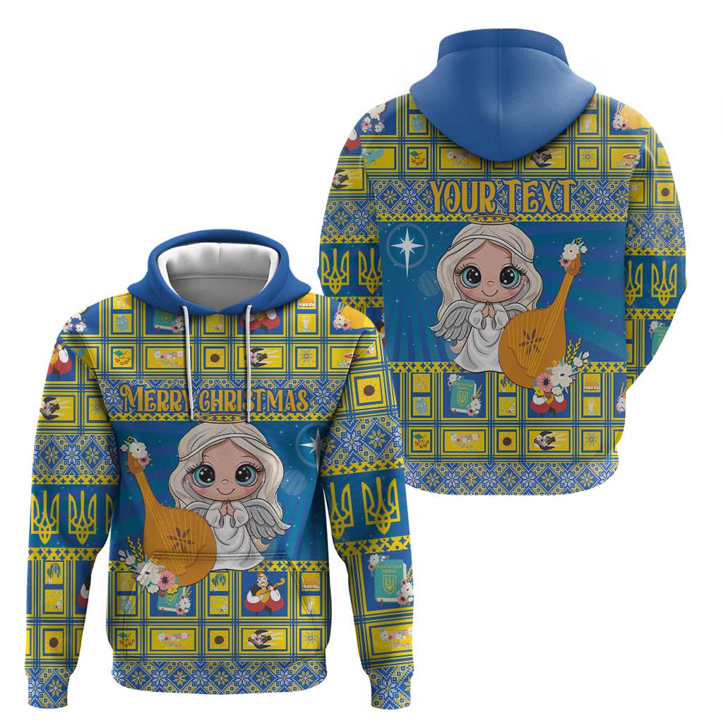 Personalized Ukraine Christmas Hoodie Star of Bethlehem With Angle Funny LT18