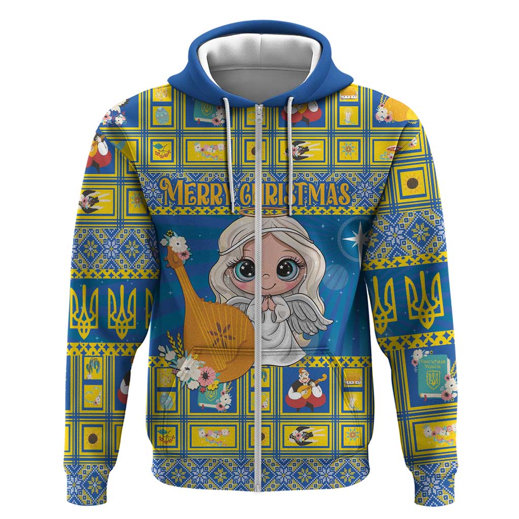 Personalized Ukraine Christmas Hoodie Star of Bethlehem With Angle Funny LT18