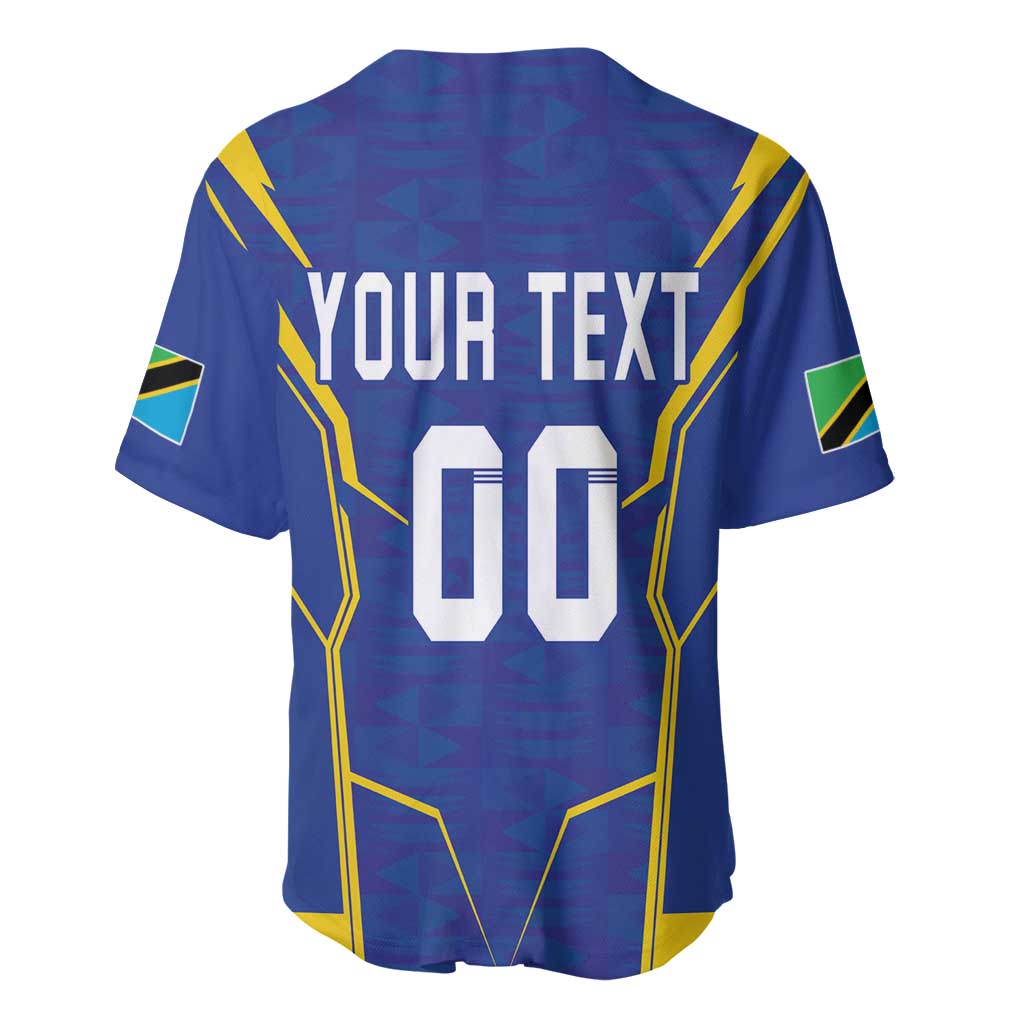Custom Afro Tanzania Football Baseball Jersey Taifa Stars Go Champion LT18