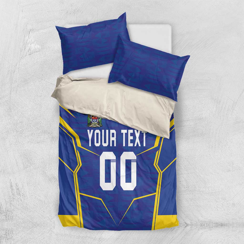 Custom Afro Tanzania Football Bedding Set Taifa Stars Go Champion LT18