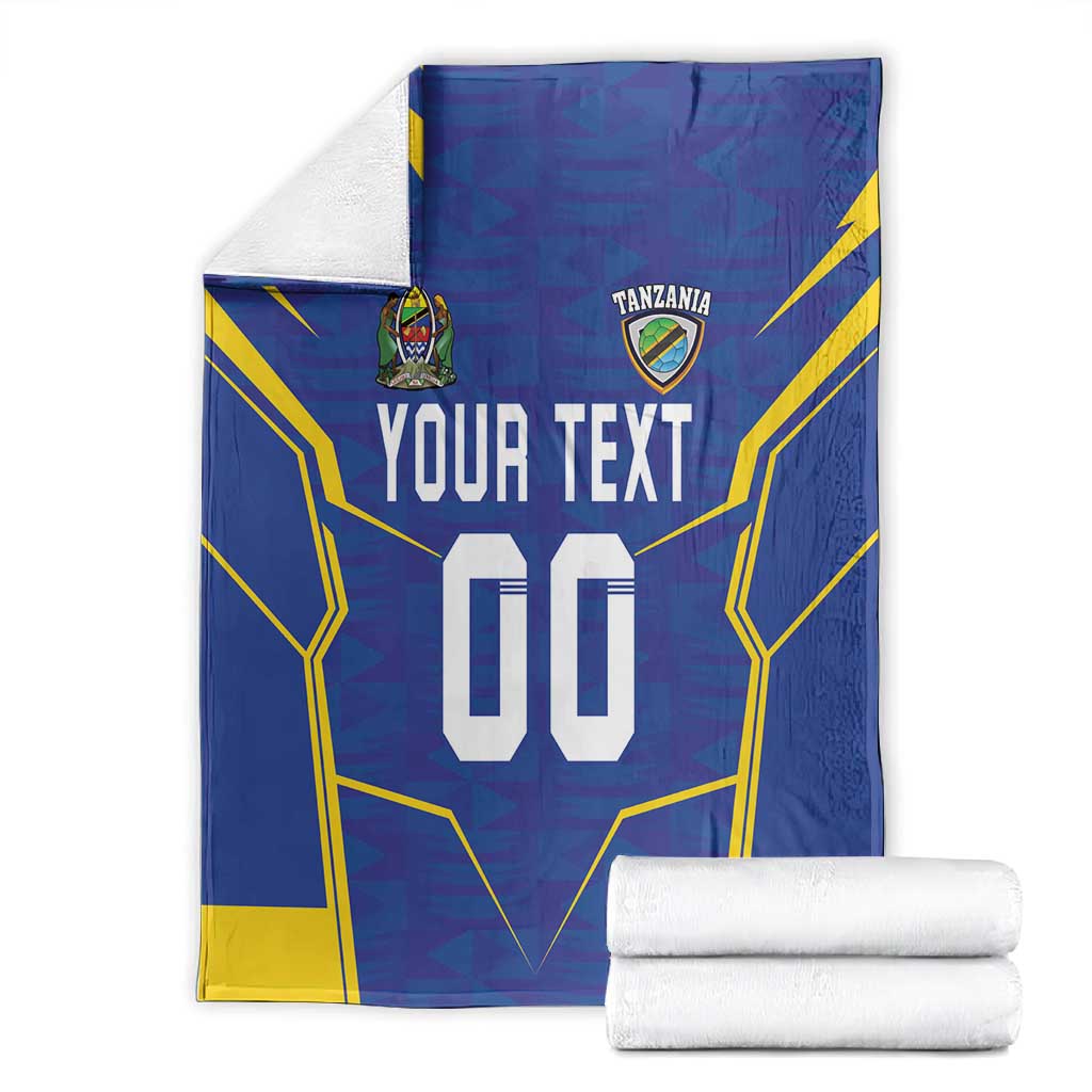 Custom Afro Tanzania Football Blanket Taifa Stars Go Champion LT18