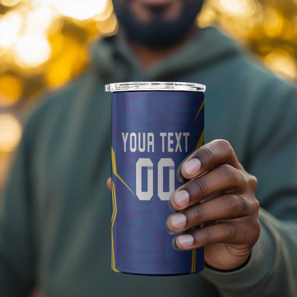 Custom Afro Tanzania Football 4 in 1 Can Cooler Tumbler Taifa Stars Go Champion LT18