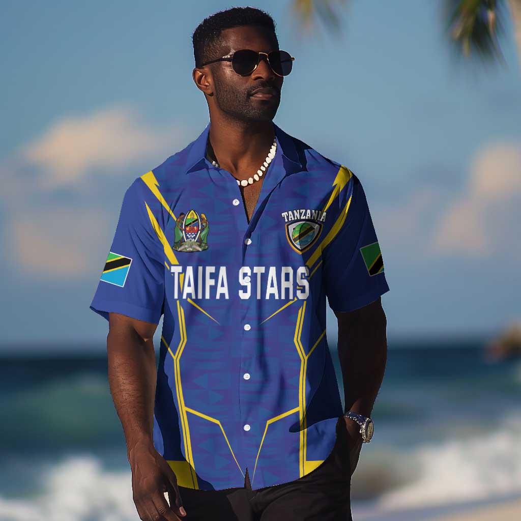 Custom Afro Tanzania Football Hawaiian Shirt Taifa Stars Go Champion LT18