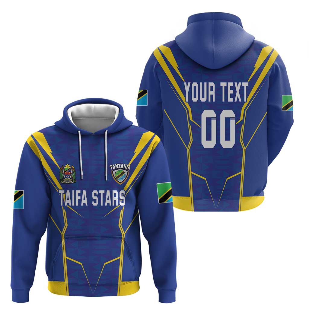 Custom Tanzania Football Hoodie Taifa Stars Sporty Style LT18