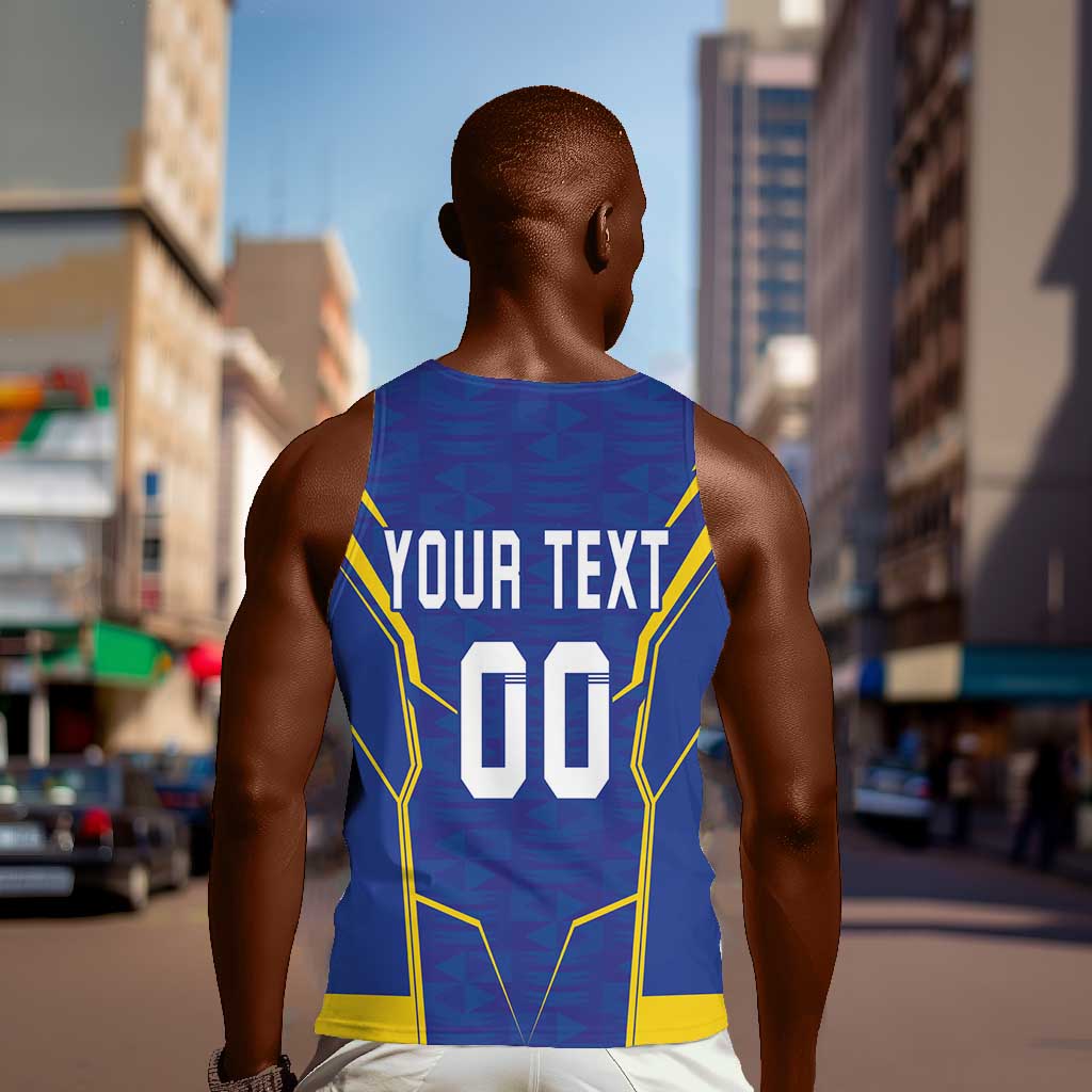 Custom Afro Tanzania Football Men Tank Top Taifa Stars Go Champion LT18