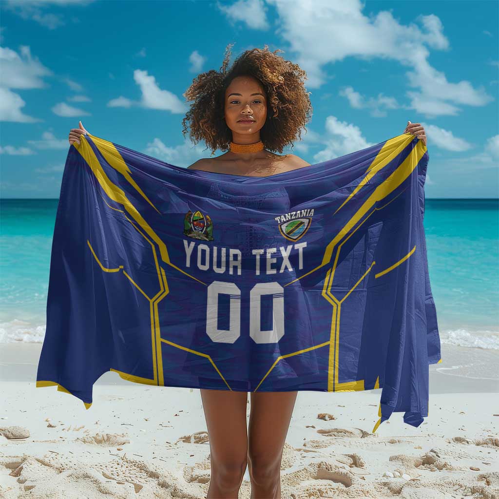 Custom Afro Tanzania Football Sarong Taifa Stars Go Champion LT18