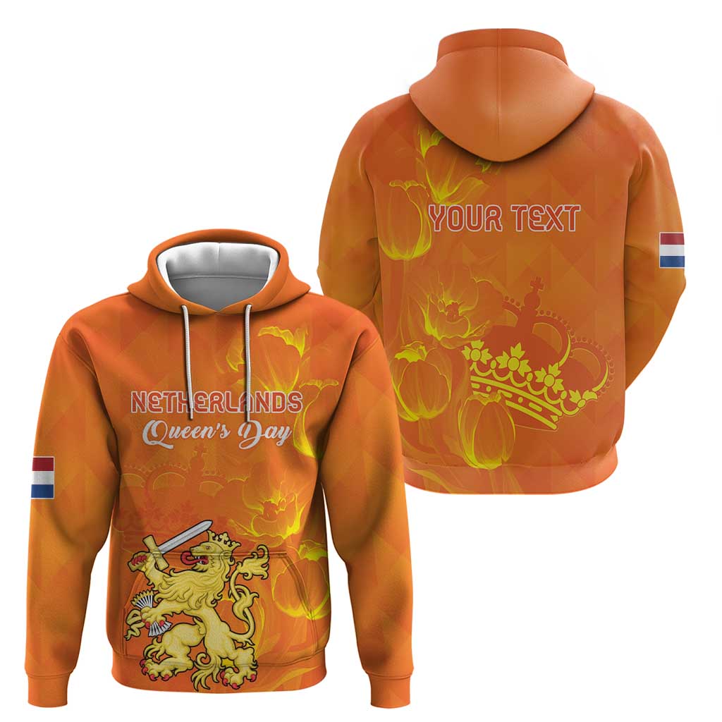 Personalized Netherlands Queen's Day Hoodie Koninginnedag Royal Crown LT18