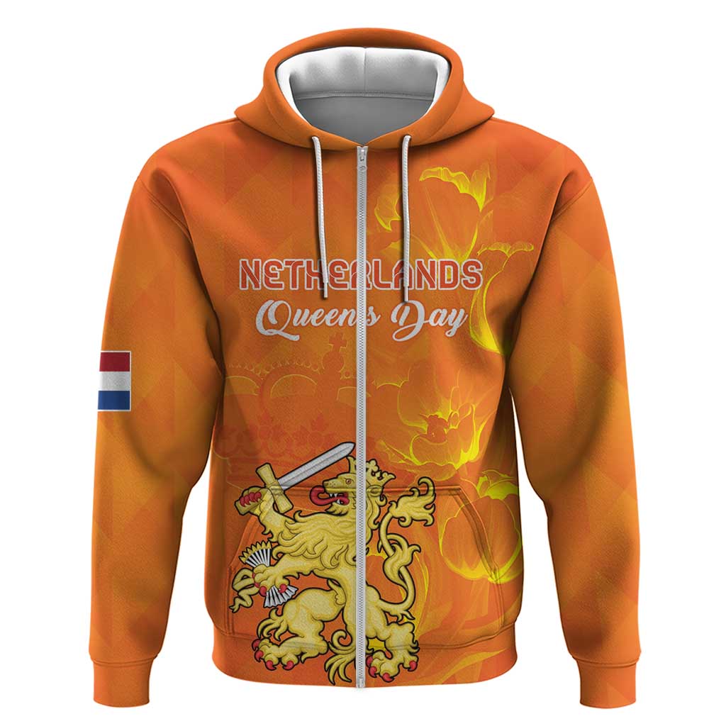 Personalized Netherlands Queen's Day Hoodie Koninginnedag Royal Crown LT18