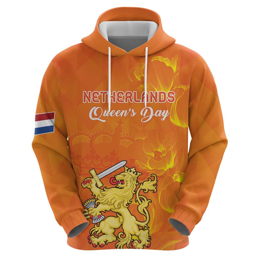 Personalized Netherlands Queen's Day Hoodie Koninginnedag Royal Crown LT18