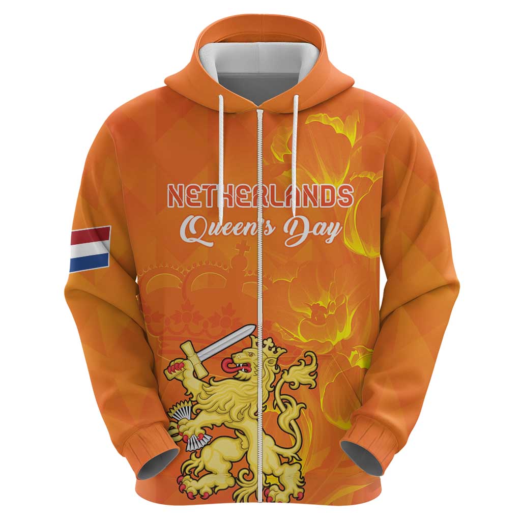 Personalized Netherlands Queen's Day Hoodie Koninginnedag Royal Crown LT18