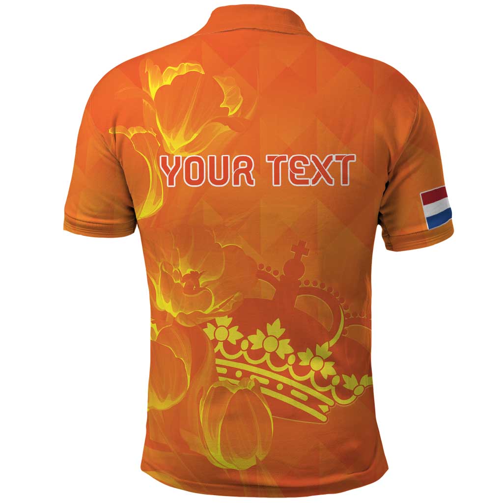 Personalized Netherlands Queen's Day Polo Shirt Koninginnedag Royal Crown LT18