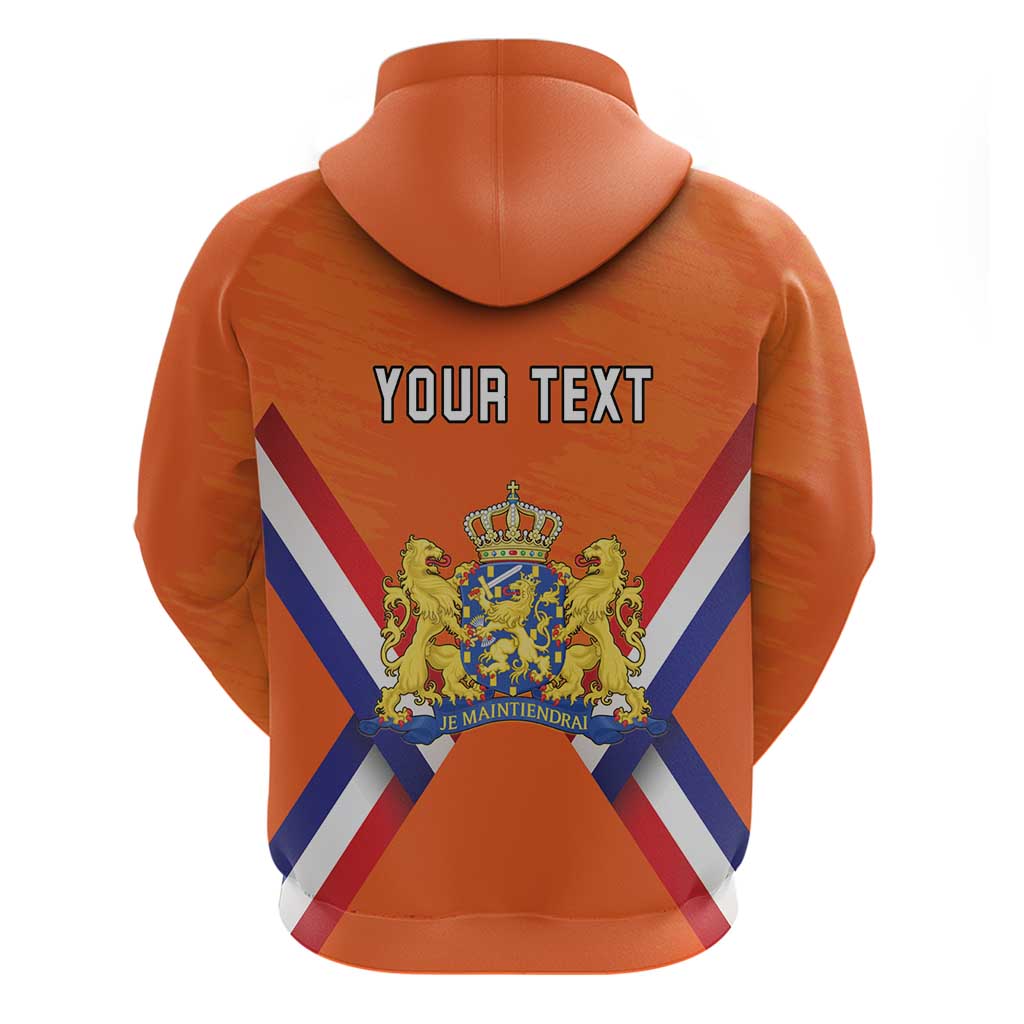 Personalized Netherlands King's Day Hoodie Koningsdag Lion King With Crown LT18