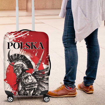 Polish Winged Hussar Luggage Cover Grunge Style LT18