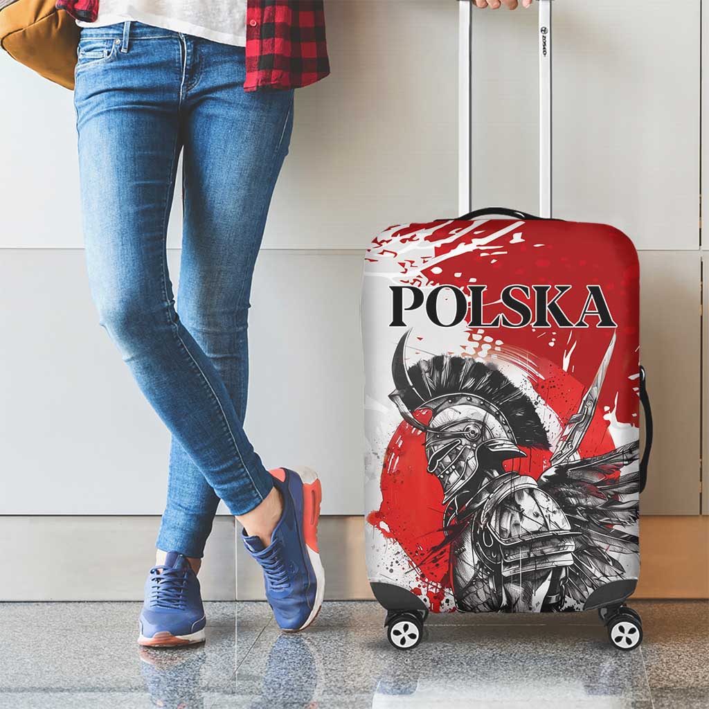 Polish Winged Hussar Luggage Cover Grunge Style LT18