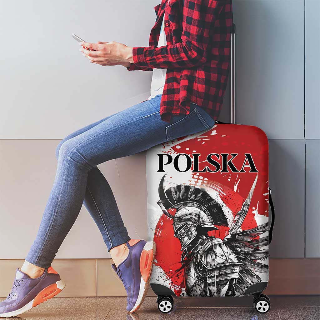 Polish Winged Hussar Luggage Cover Grunge Style LT18