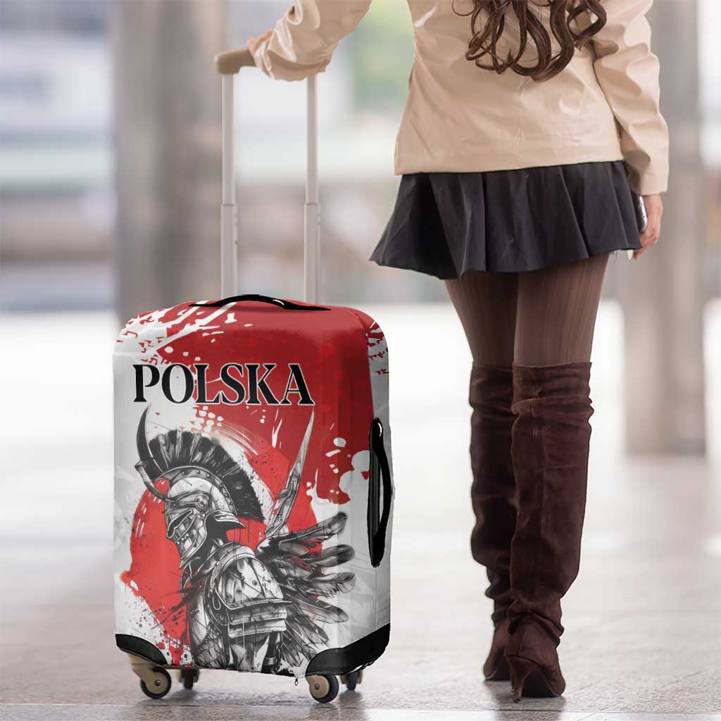 Polish Winged Hussar Luggage Cover Grunge Style LT18