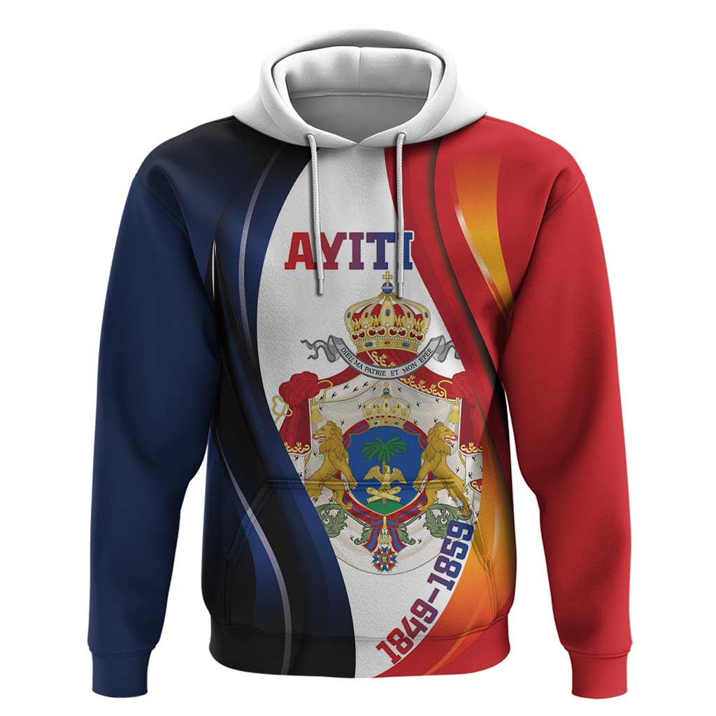 Personalized Second Empire of Haiti 1849-1859 Hoodie Dieu Ma Patrie Et Mon Epee LT18