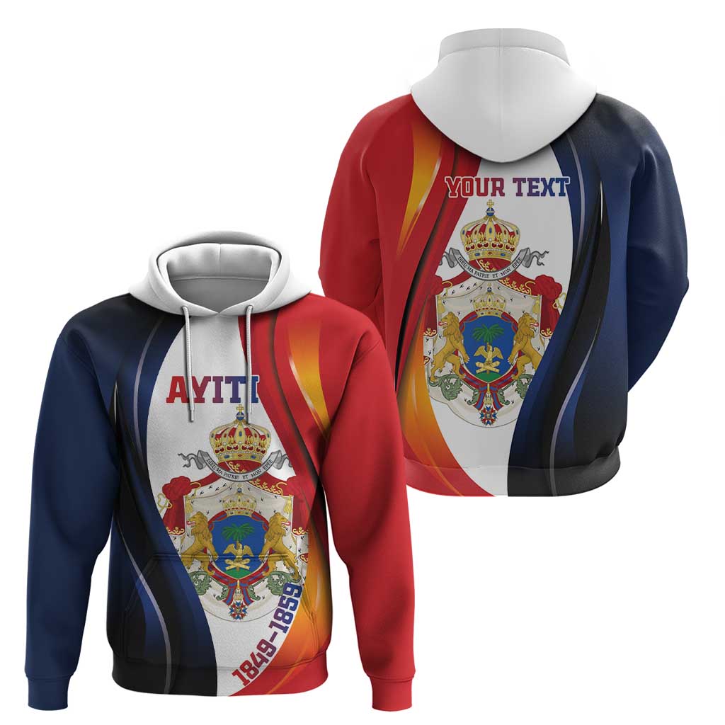 Personalized Second Empire of Haiti 1849-1859 Hoodie Dieu Ma Patrie Et Mon Epee LT18