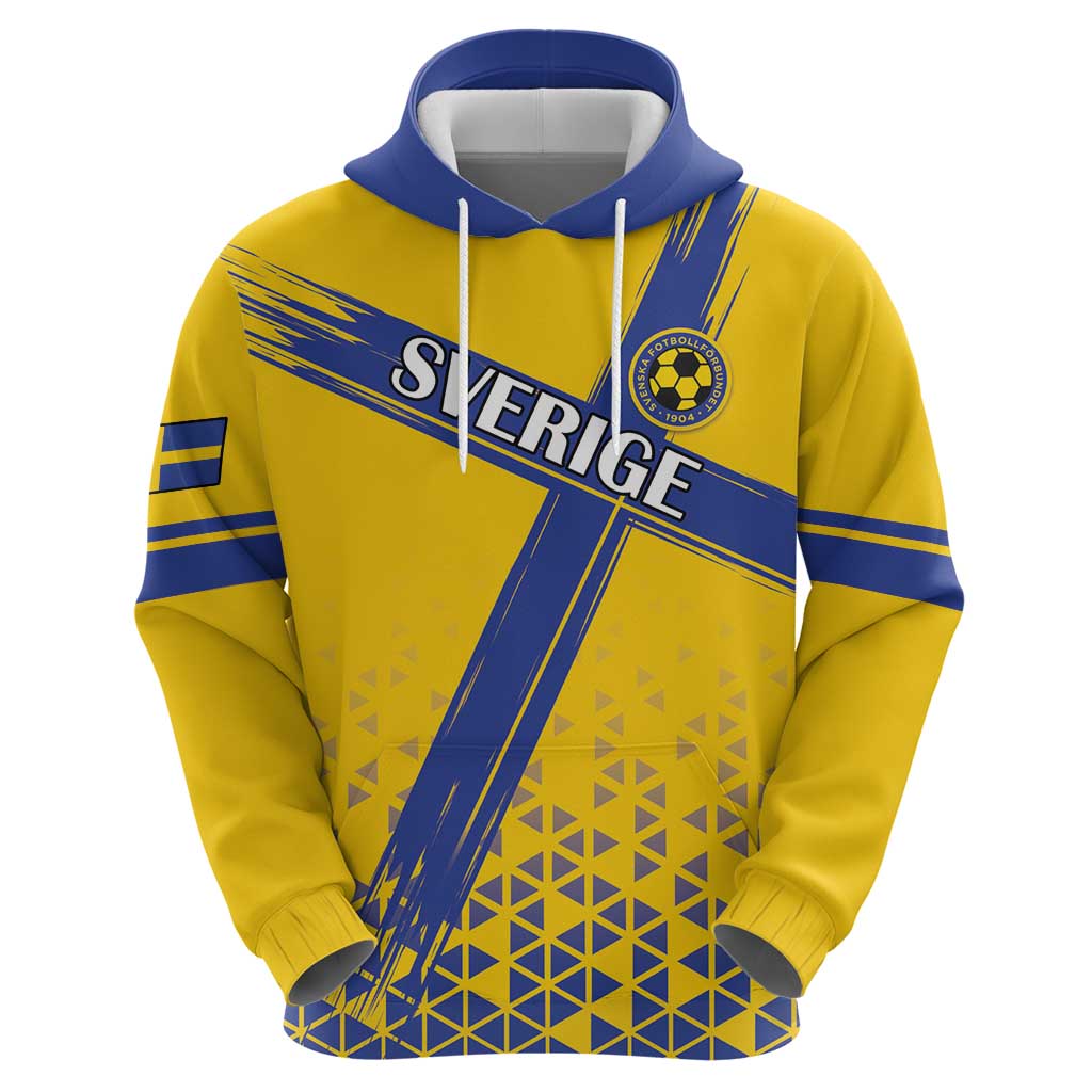 Custom Sweden Football Hoodie Sveriges herrlandslag i fotboll LT18