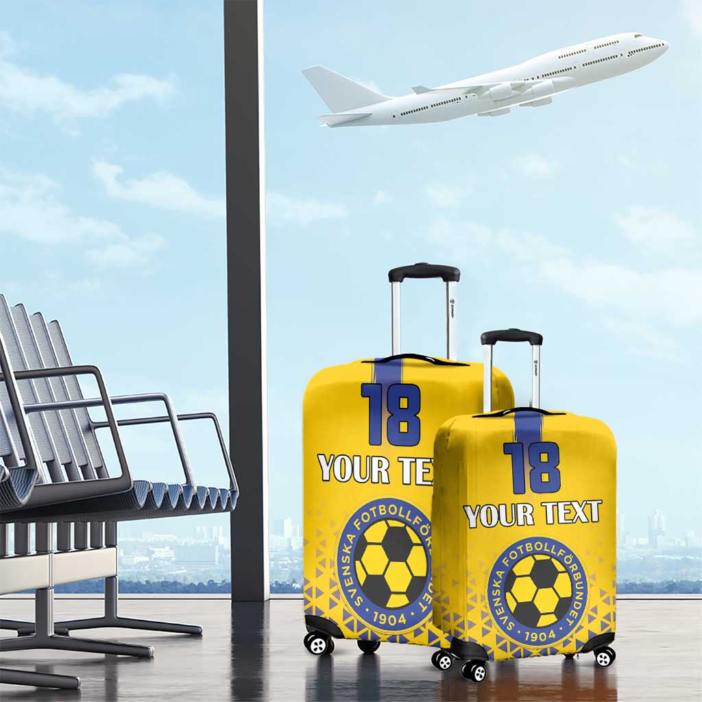 Custom Sweden Football Luggage Cover Sveriges herrlandslag i fotboll LT18
