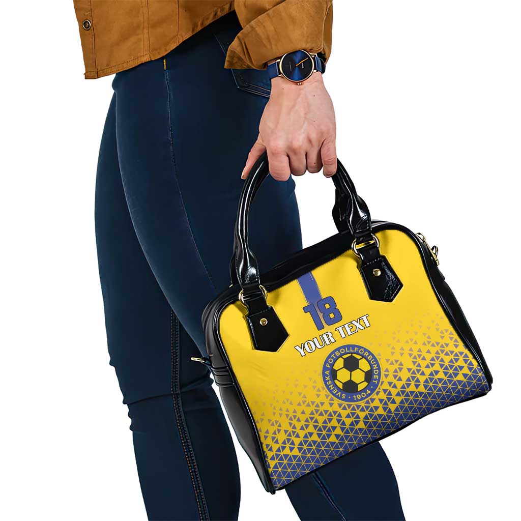 Custom Sweden Football Shoulder Handbag Sveriges herrlandslag i fotboll LT18