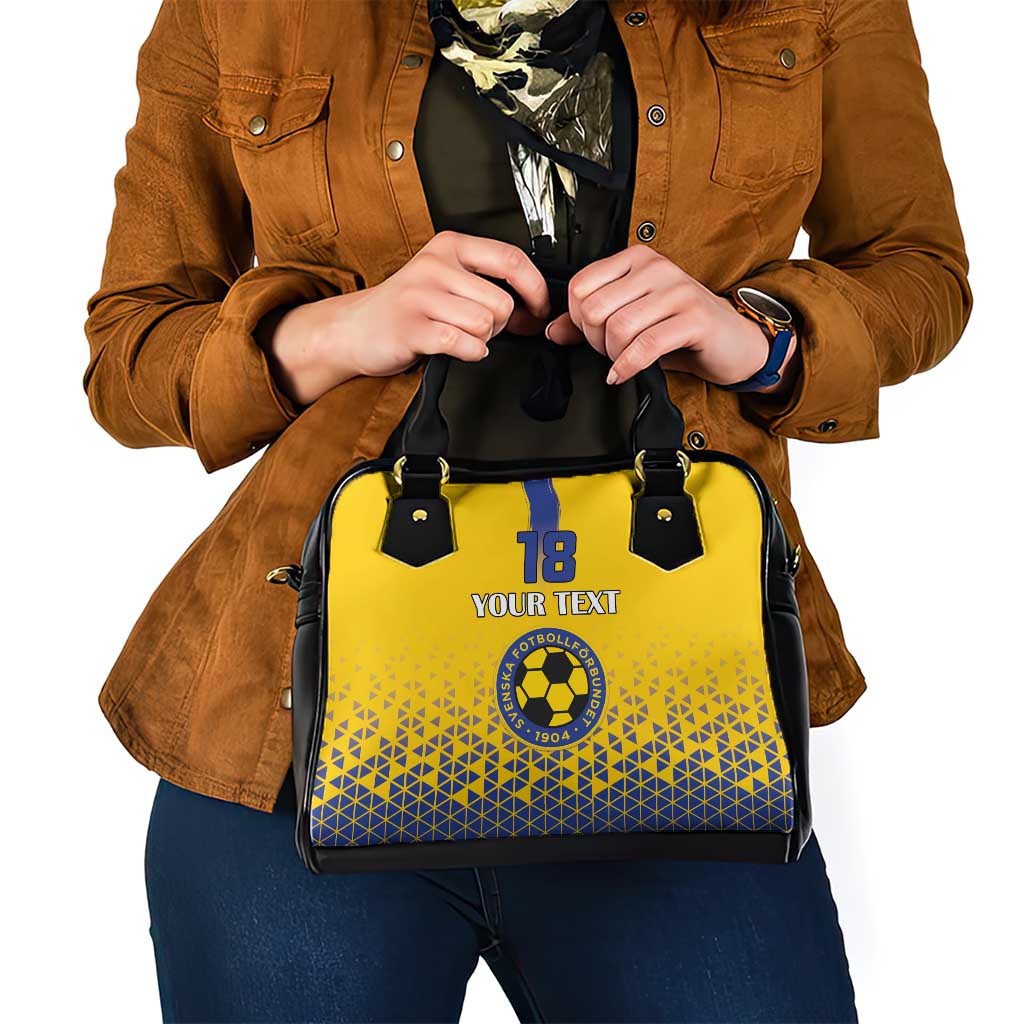 Custom Sweden Football Shoulder Handbag Sveriges herrlandslag i fotboll LT18