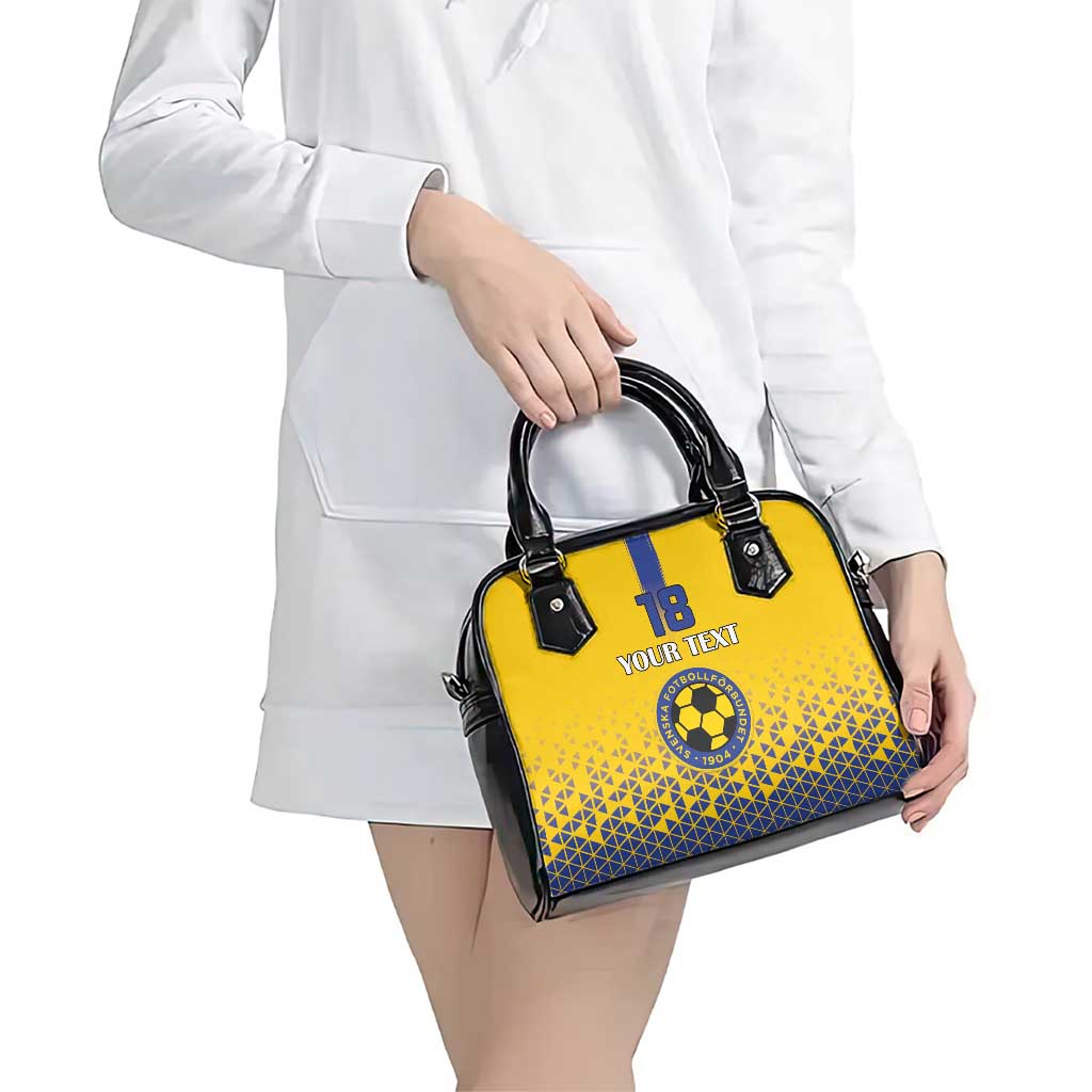Custom Sweden Football Shoulder Handbag Sveriges herrlandslag i fotboll LT18