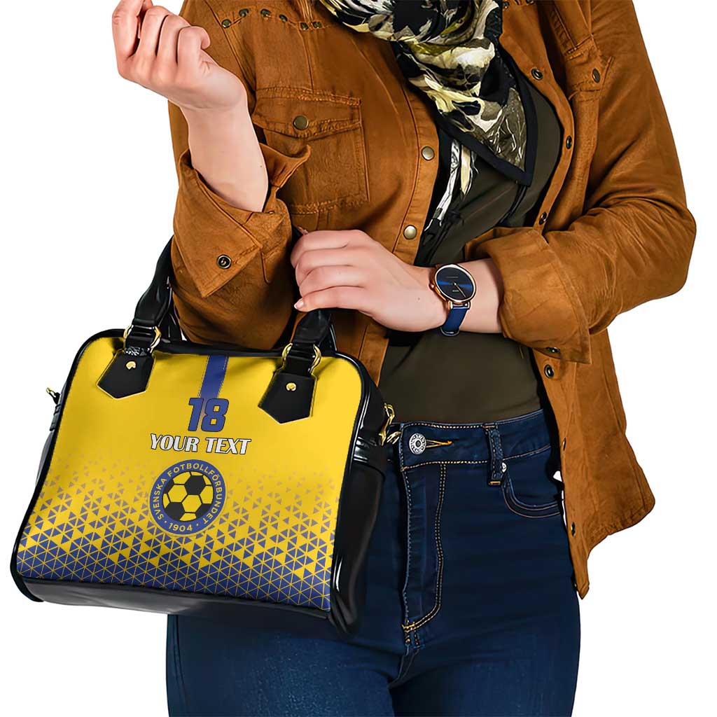 Custom Sweden Football Shoulder Handbag Sveriges herrlandslag i fotboll LT18