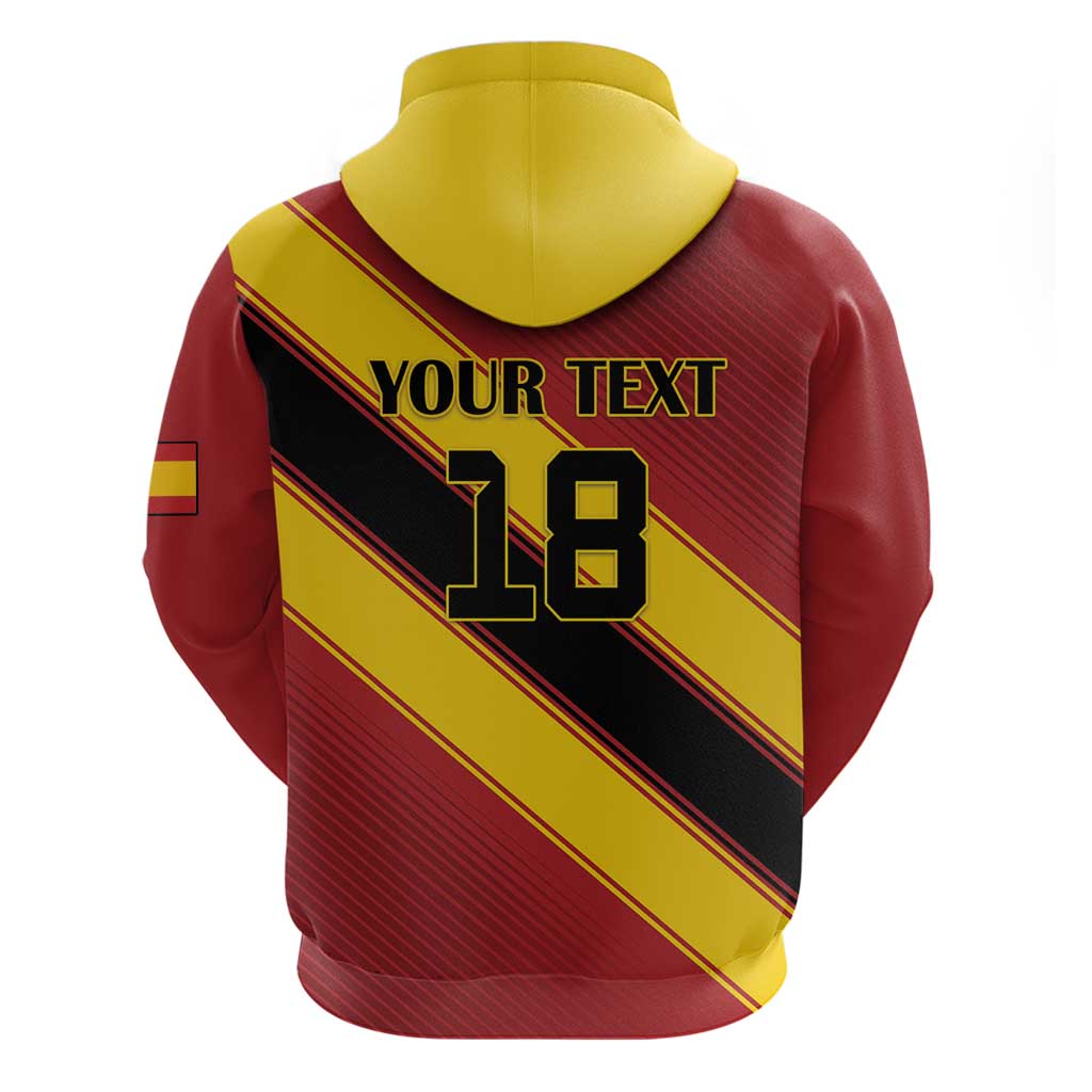 Custom Spain Football Hoodie Come On La Roja Sporty Style LT18