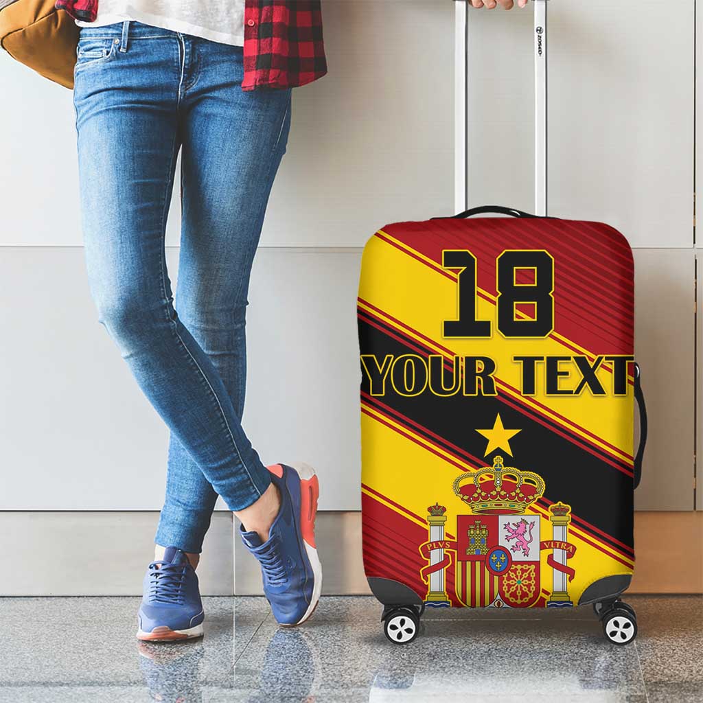 Custom Spain Football Luggage Cover Come On La Roja Sporty Style LT18