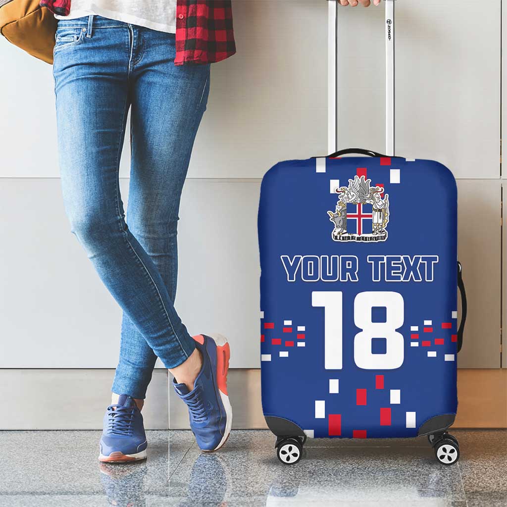 Custom Iceland Football Luggage Cover Go Champion LT18