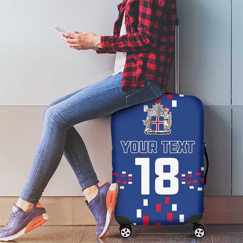 Custom Iceland Football Luggage Cover Go Champion LT18