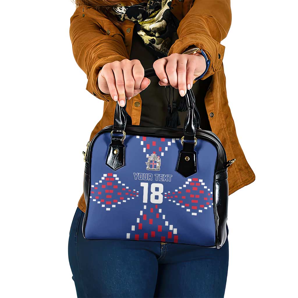 Custom Iceland Football Shoulder Handbag Go Champion LT18