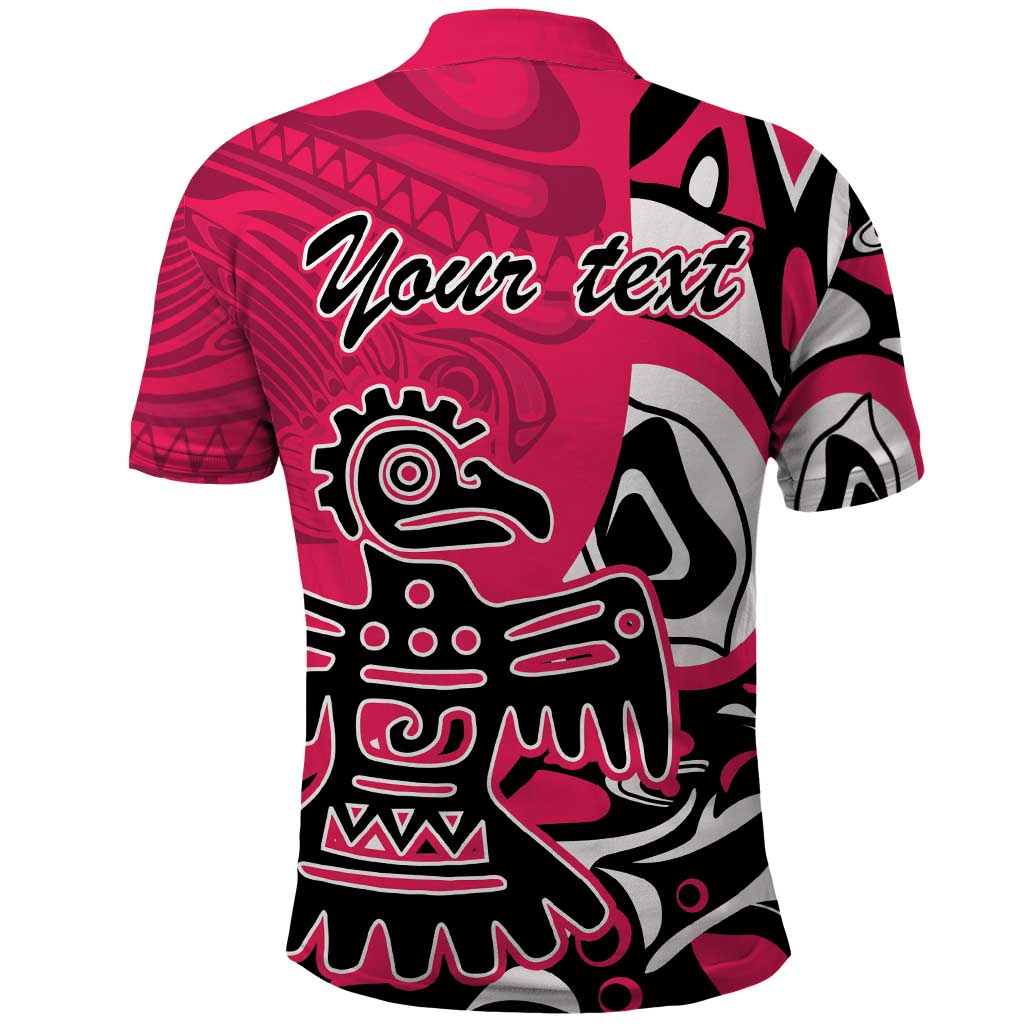 Personalized Canada Haida Eagle Polo Shirt Pink Style LT18