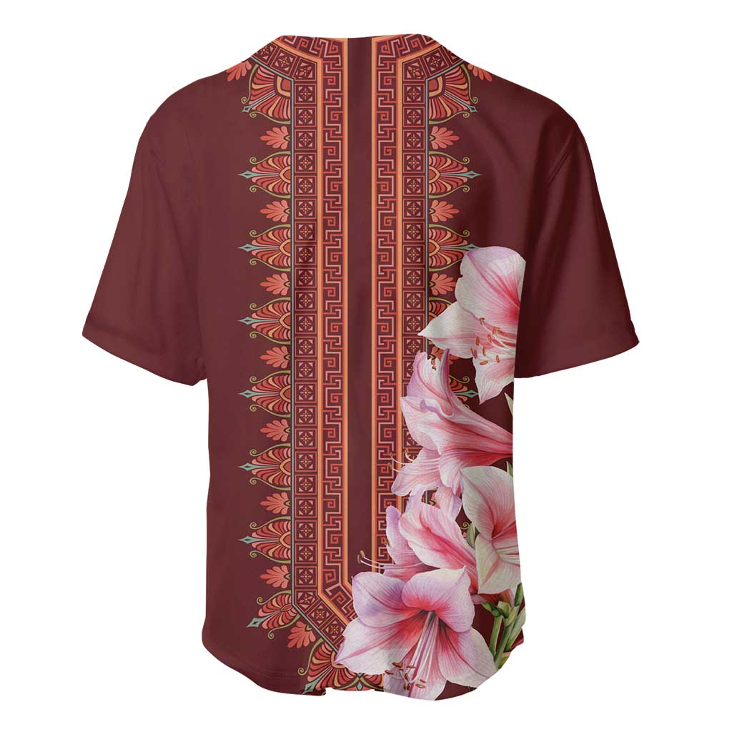Africa Dashiki Baseball Jersey With Belladonna Lily LT18