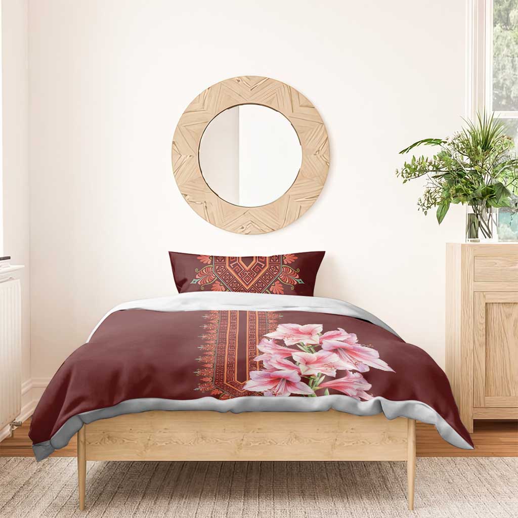 Africa Dashiki Bedding Set With Belladonna Lily LT18