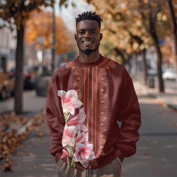 Africa Dashiki Sweatshirt With Belladonna Lily LT18
