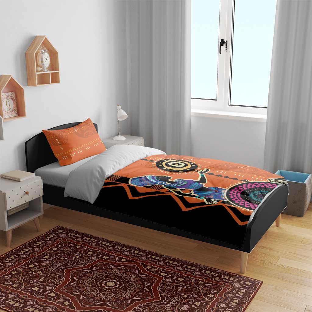African Woman In Ethnic Dress Bedding Set Ethnic Geometric Patterns LT18