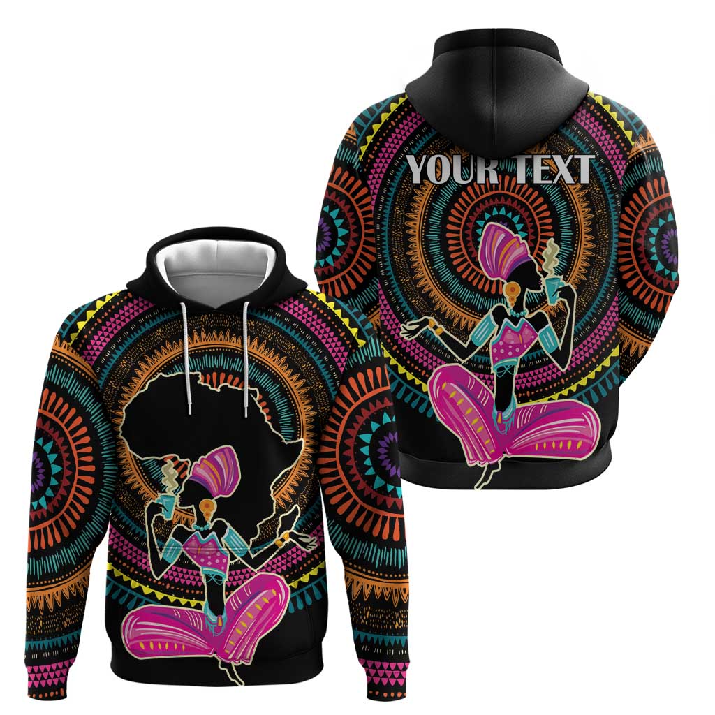 Personalized Africa Hoodie Beautiful Black Woman LT18