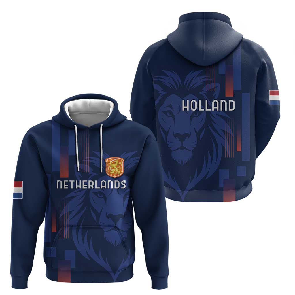 Netherlands Football Hoodie Lion Head Simply Het Nederlands Elftal LT18