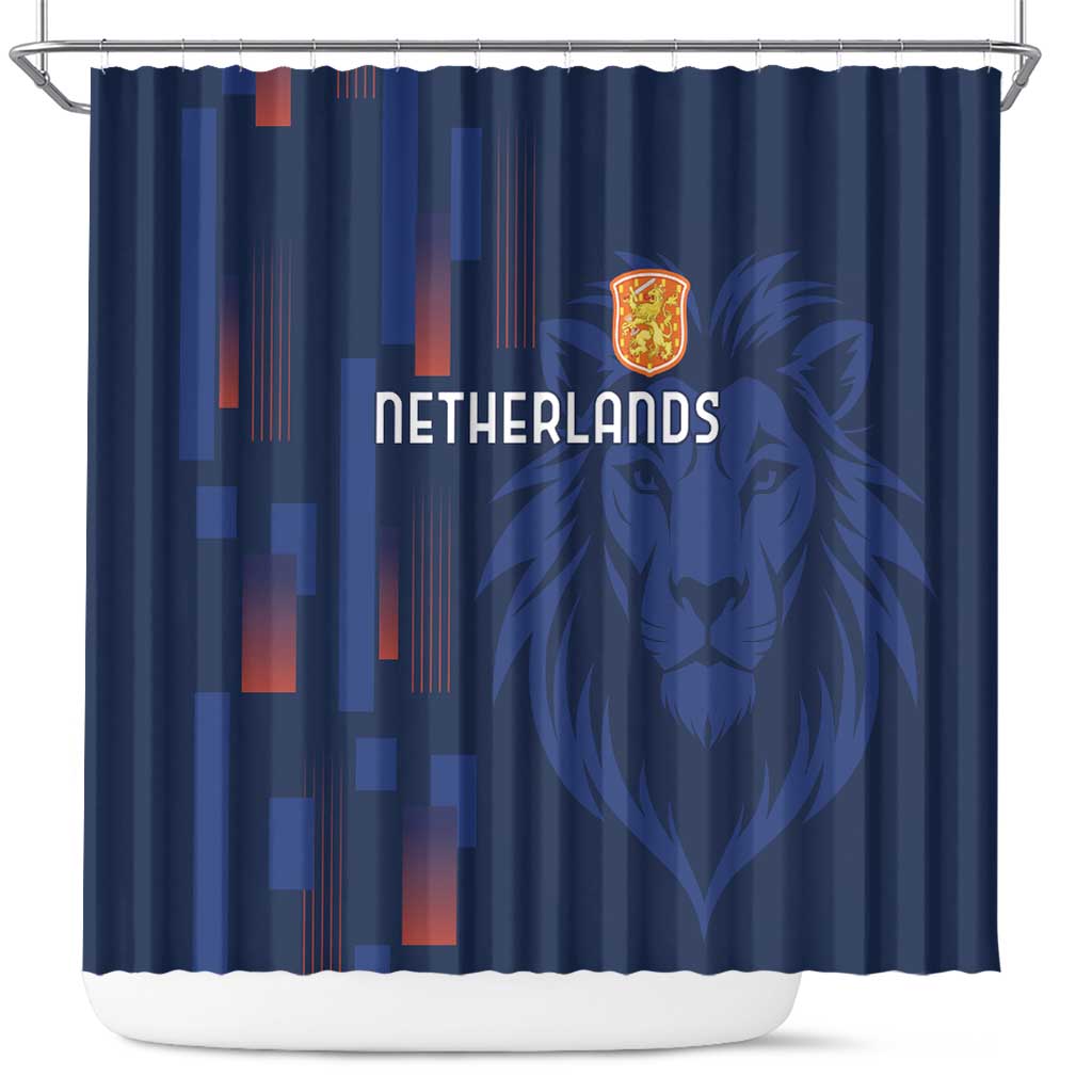 Netherlands Football Shower Curtain Lion Head Simply Het Nederlands Elftal LT18