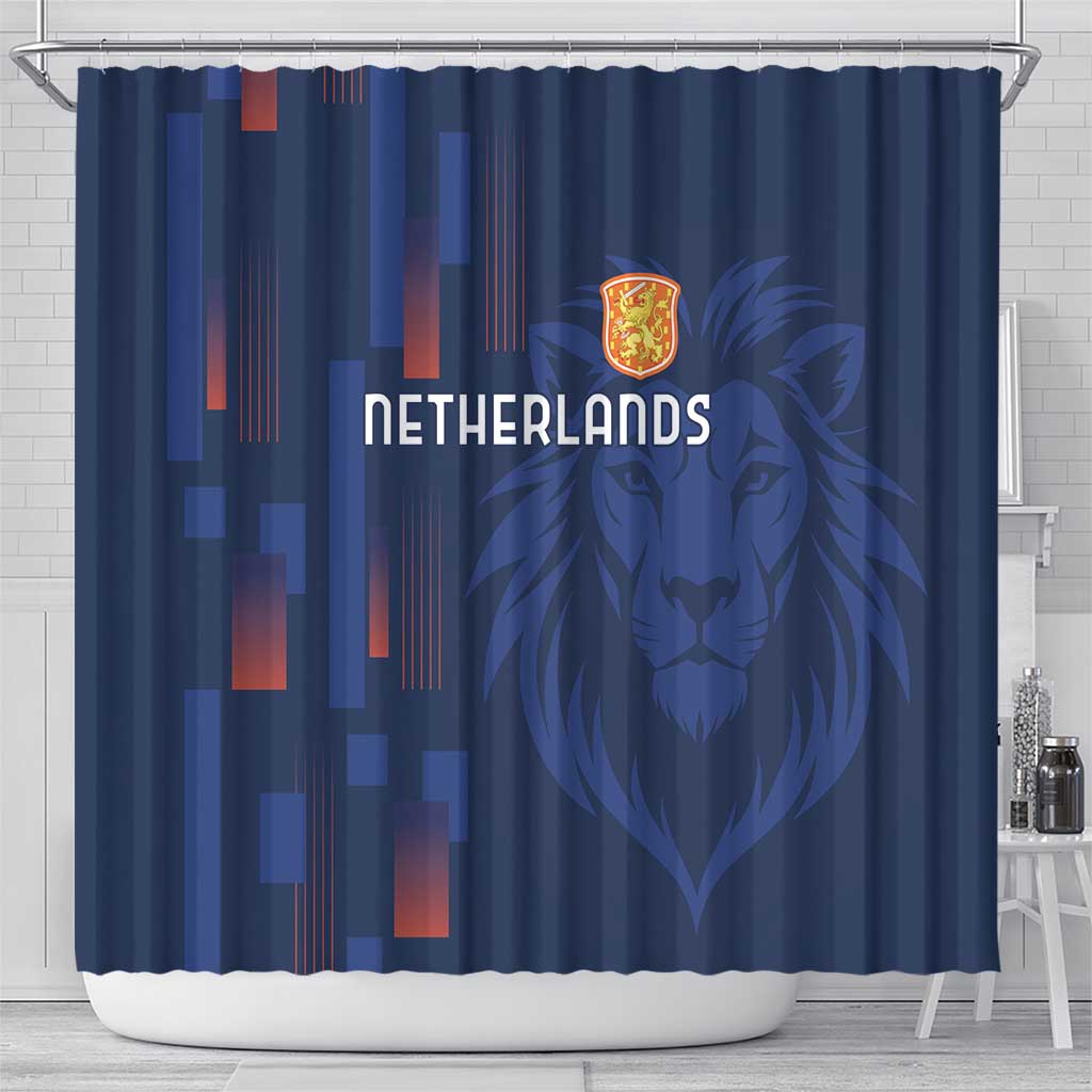 Netherlands Football Shower Curtain Lion Head Simply Het Nederlands Elftal LT18