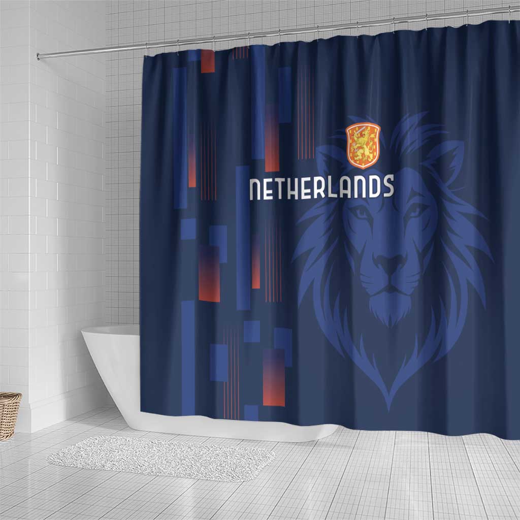 Netherlands Football Shower Curtain Lion Head Simply Het Nederlands Elftal LT18